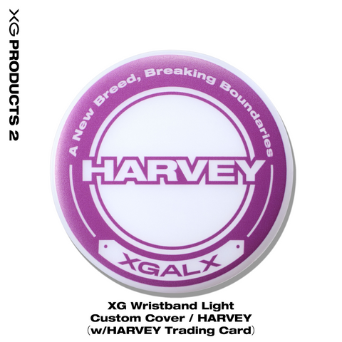 XG Wristband Light Custom Cover / HARVEY（w/HARVEY Trading Card）