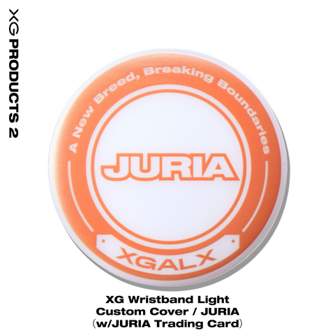 XG Wristband Light Custom Cover / Juria (W / Juria Trading Card)