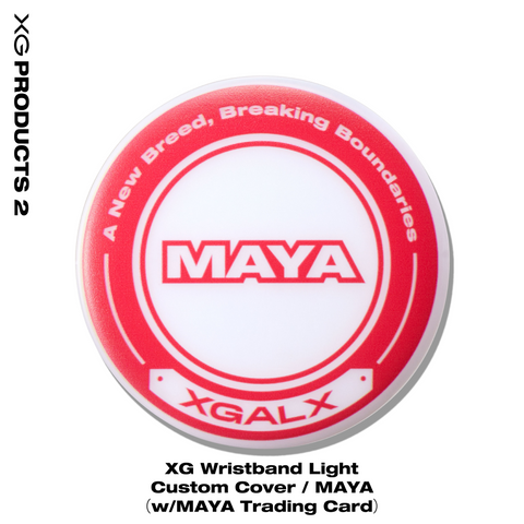 XG Wristband Light Custom Cover / Maya (W / Maya Trading Card)