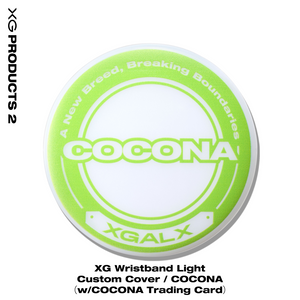 XG Wristband Light Custom Cover / COCONA（w/COCONA Trading Card）