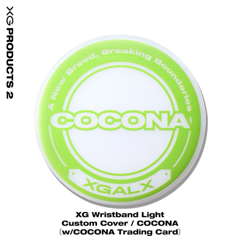 XG Wristband Light Custom Cover / Cocona (W / Cocona Trading Card)
